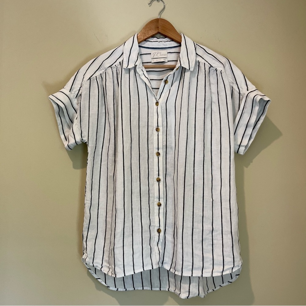 J Crew Baird linen shirt (Sz S)